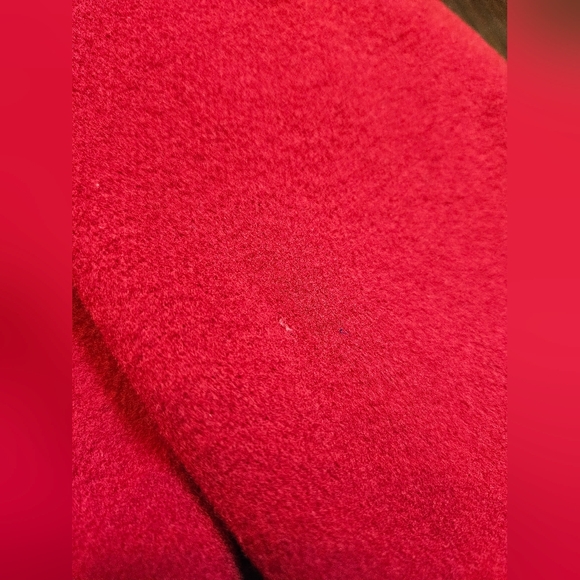 LL Bean Vintage Bright Red Blazer Size 12P - Picture 9 of 9
